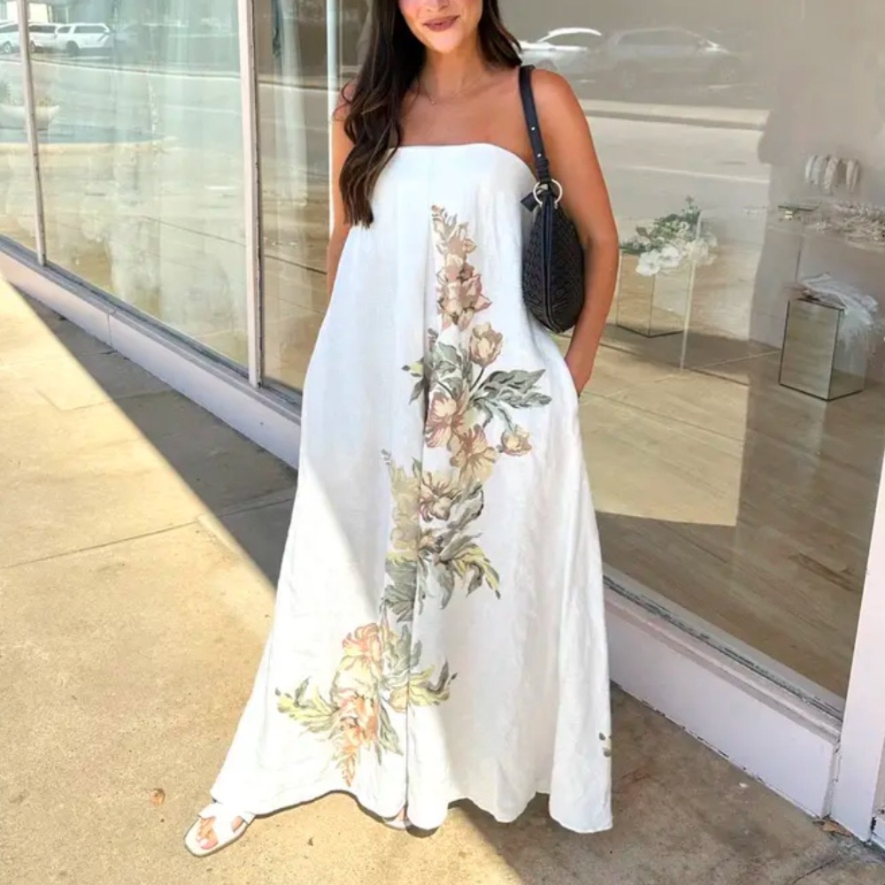 Significant Other Parisa Strapless Maxi Dress Size 6